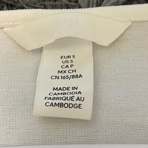 H&M white corset top - Picture 2 of 4